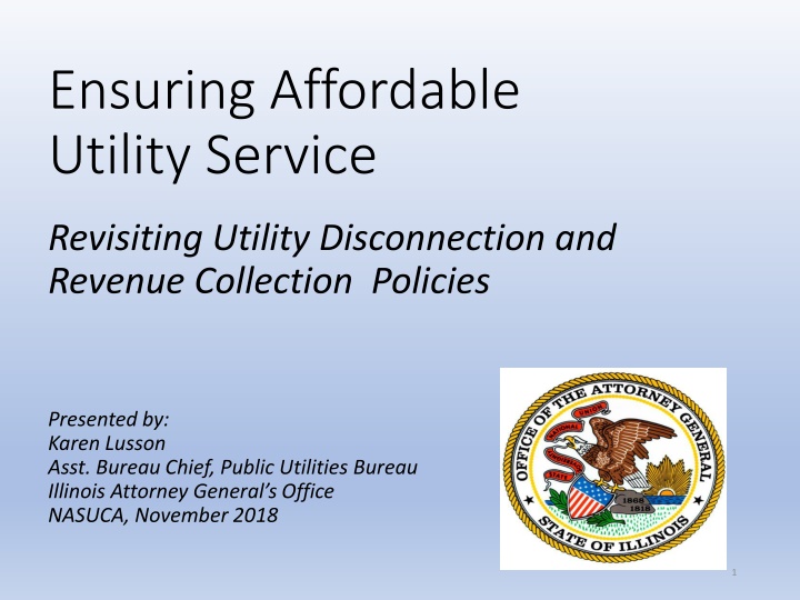 ensuring affordable utility service