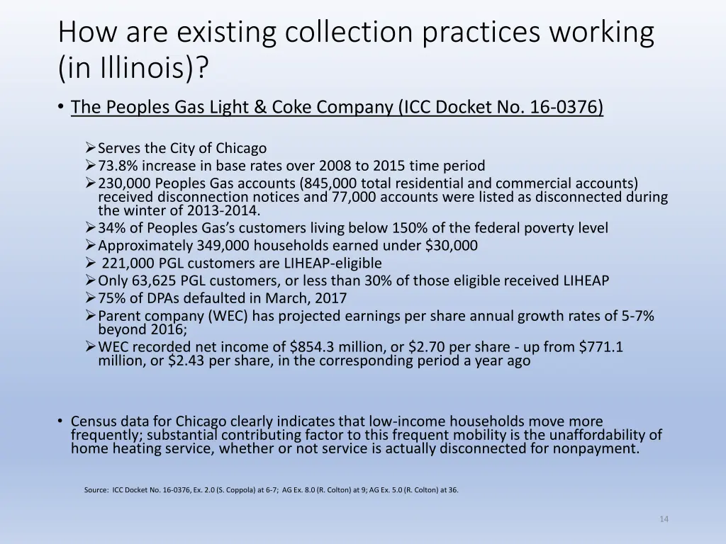 how are existing collection practices working 1