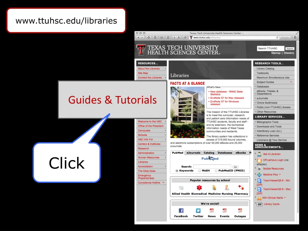 www ttuhsc edu libraries