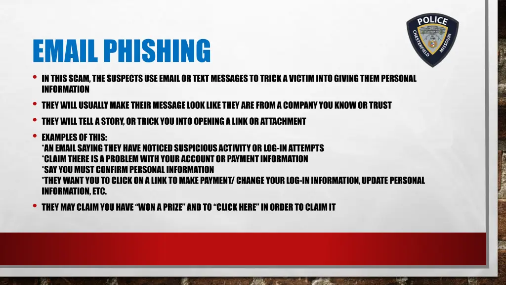 email phishing in this scam the suspects