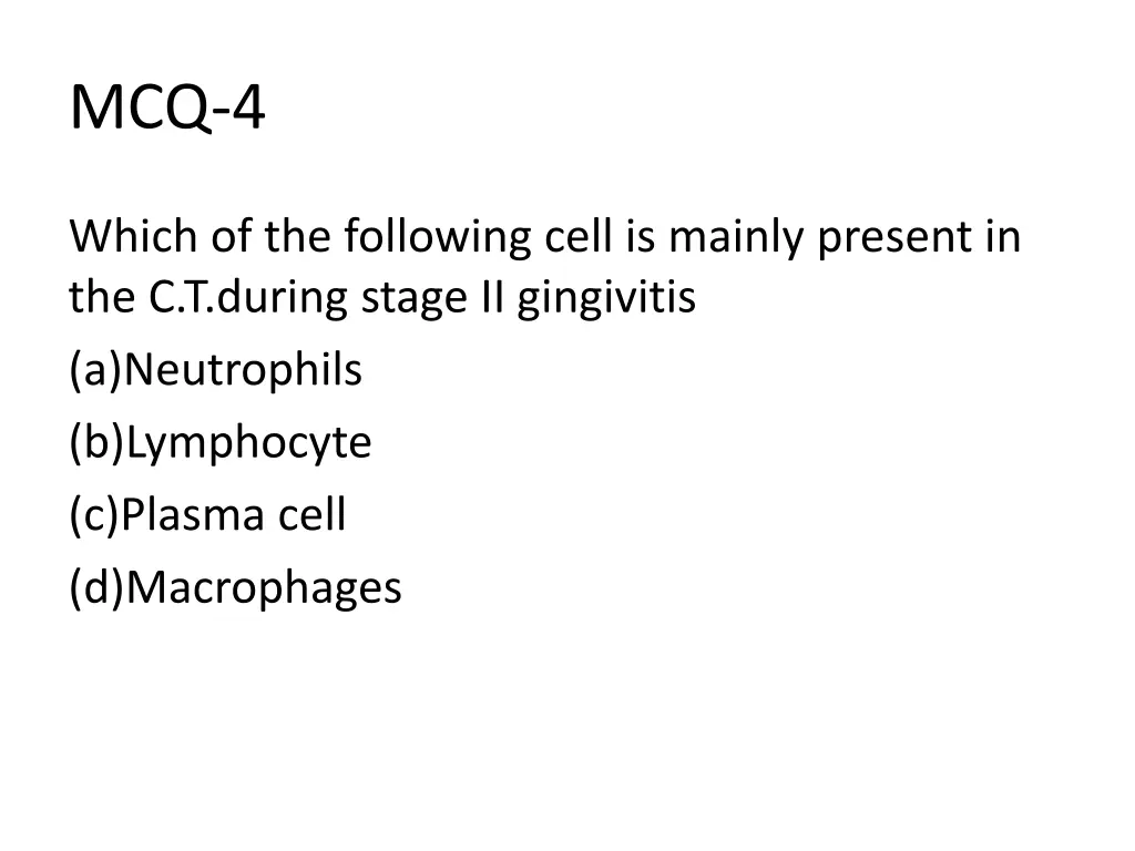 mcq 4