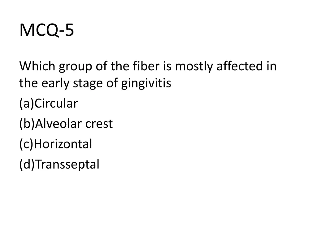 mcq 5