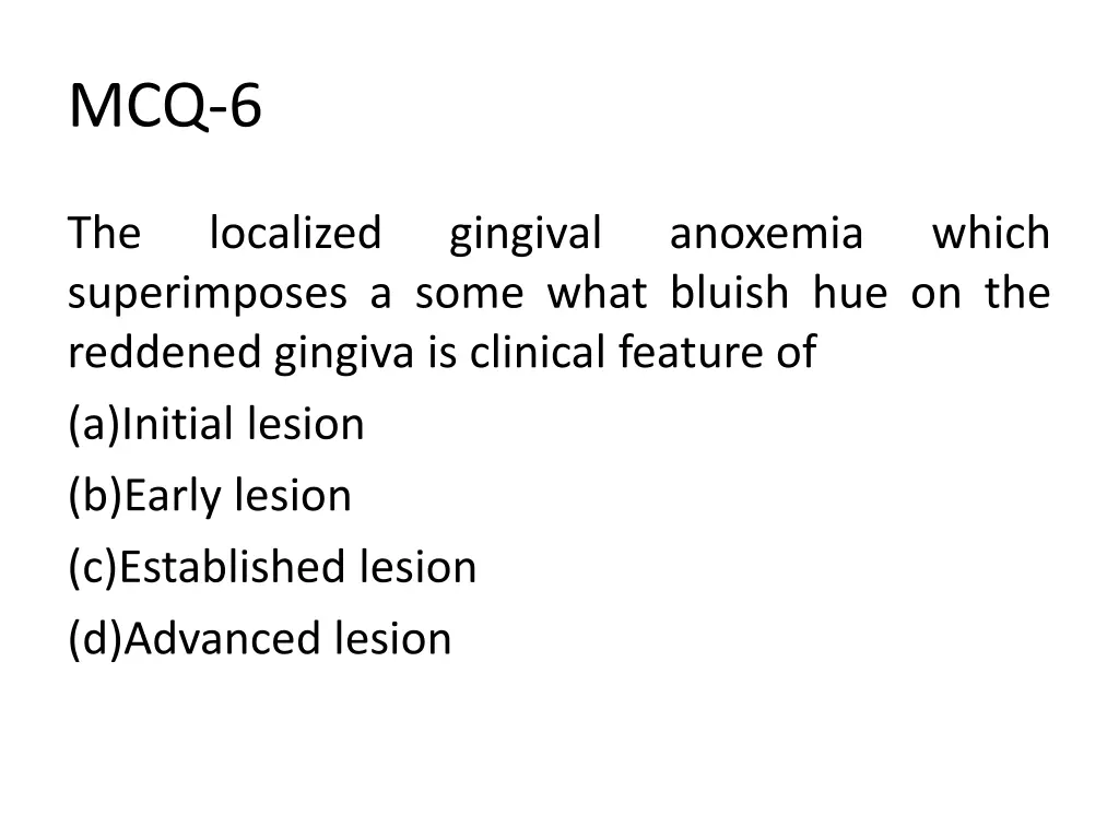 mcq 6