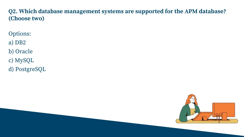 q2 which database management systems