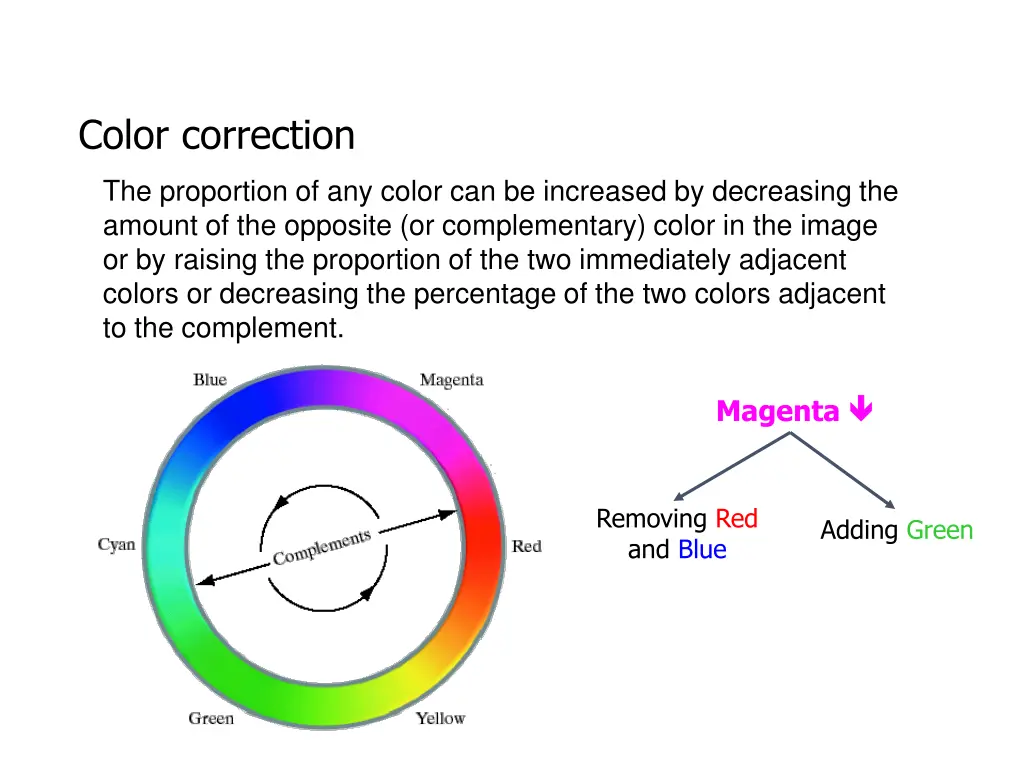 color correction