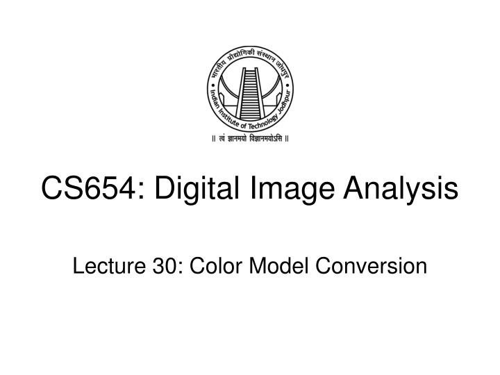 cs654 digital image analysis