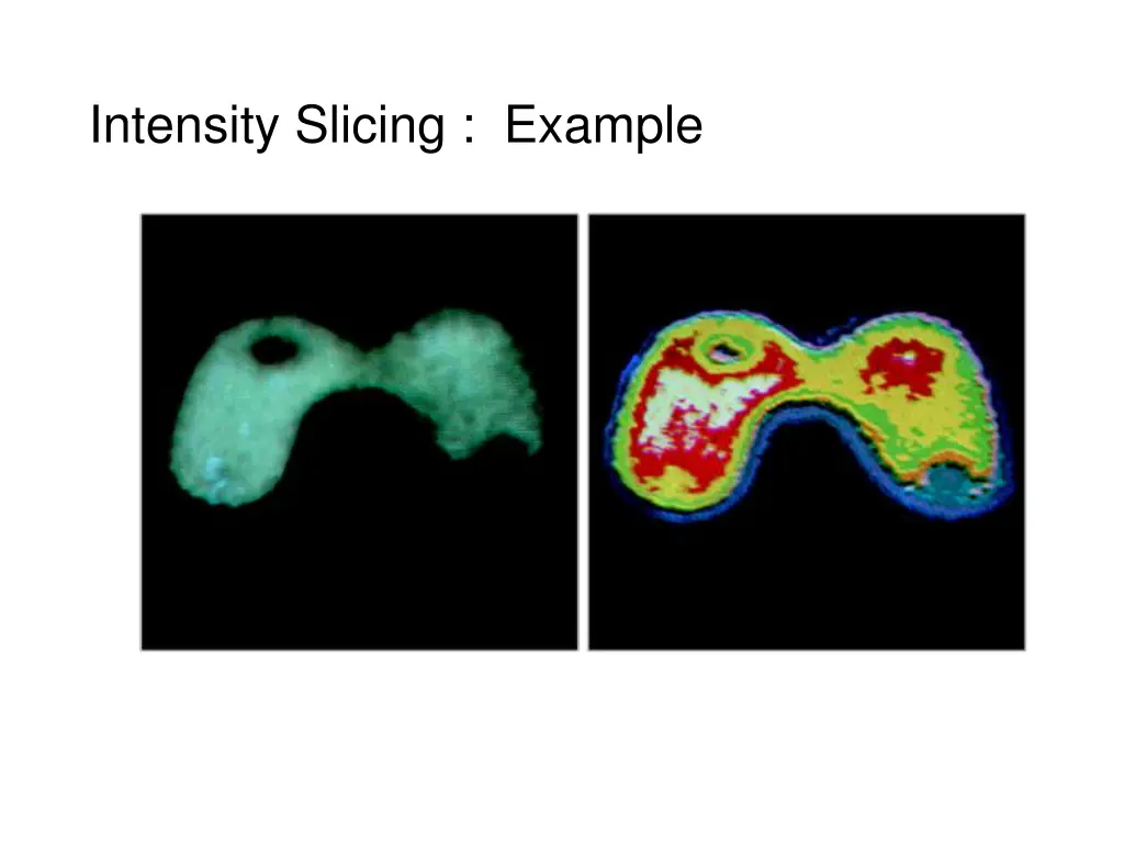 intensity slicing example