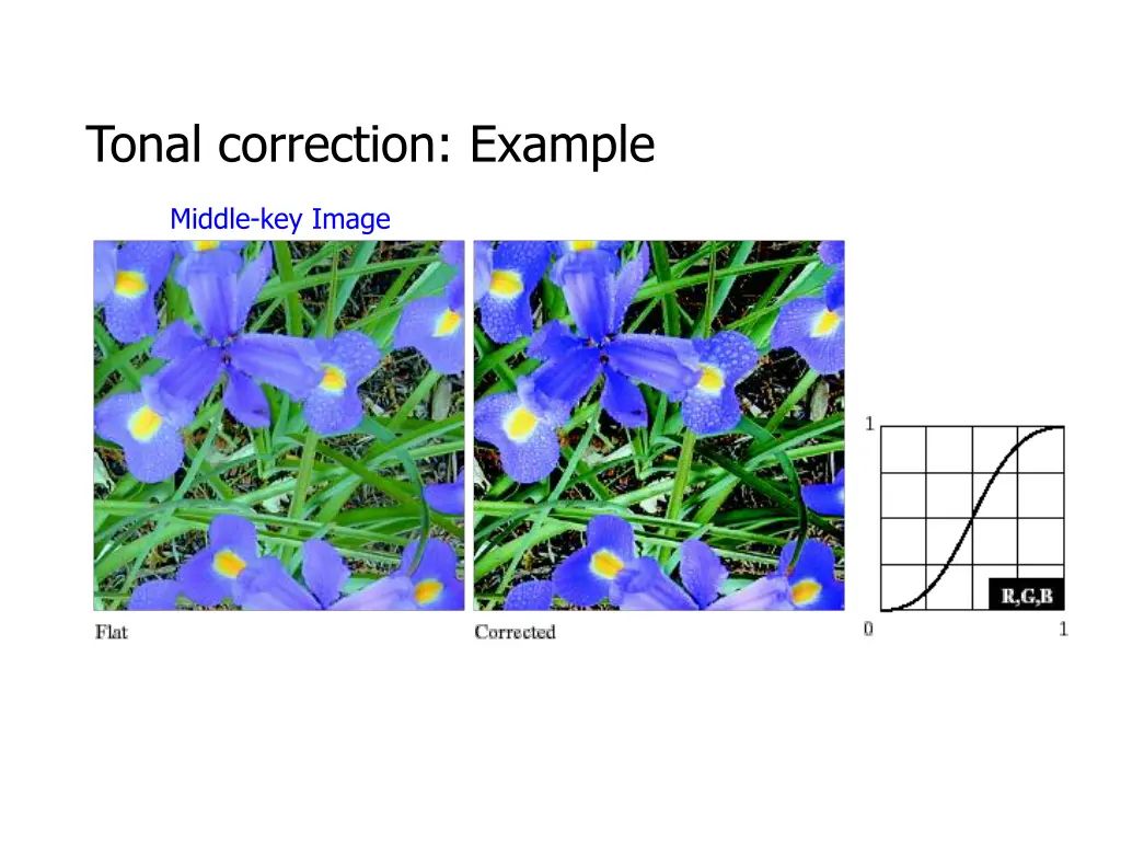 tonal correction example