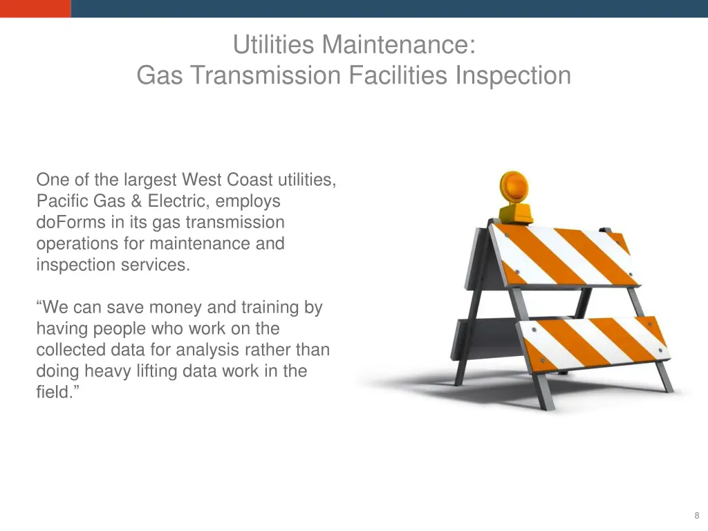 utilities maintenance gas transmission facilities