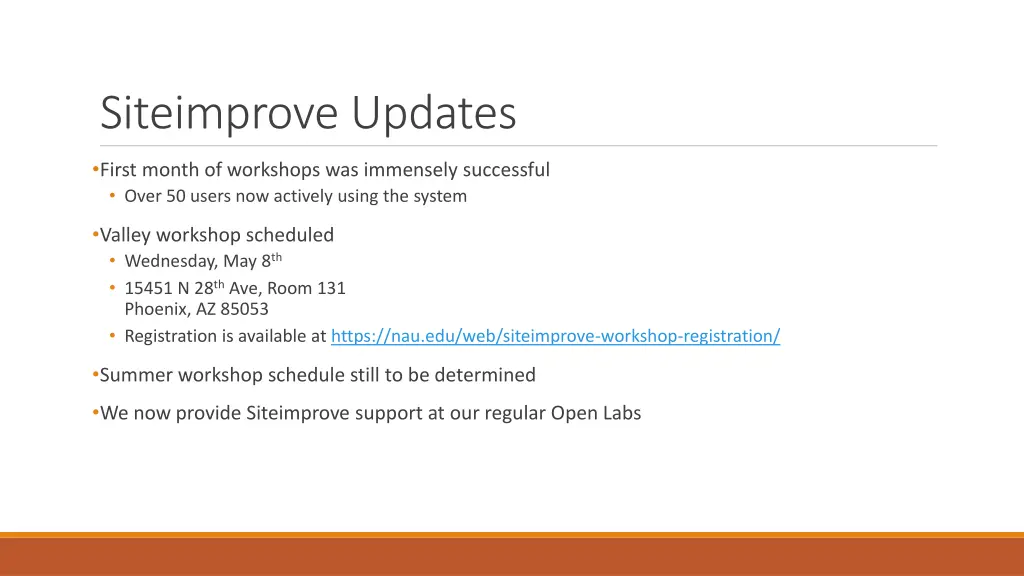 siteimprove updates
