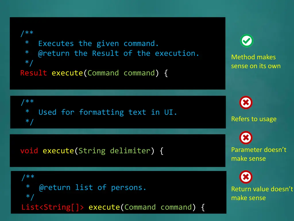 executes the given command @return the result