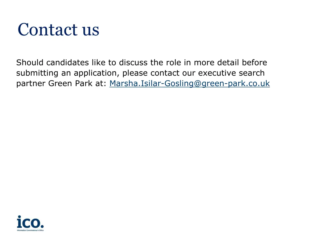 contact us