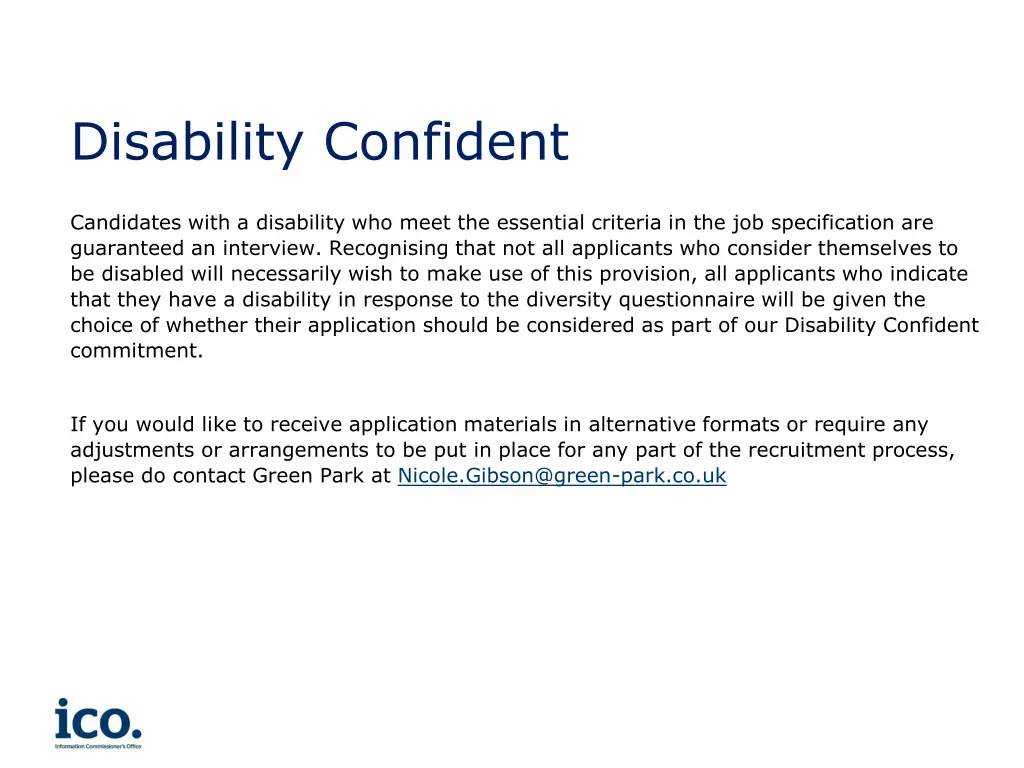 disability confident