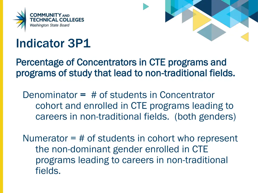 indicator 3p1