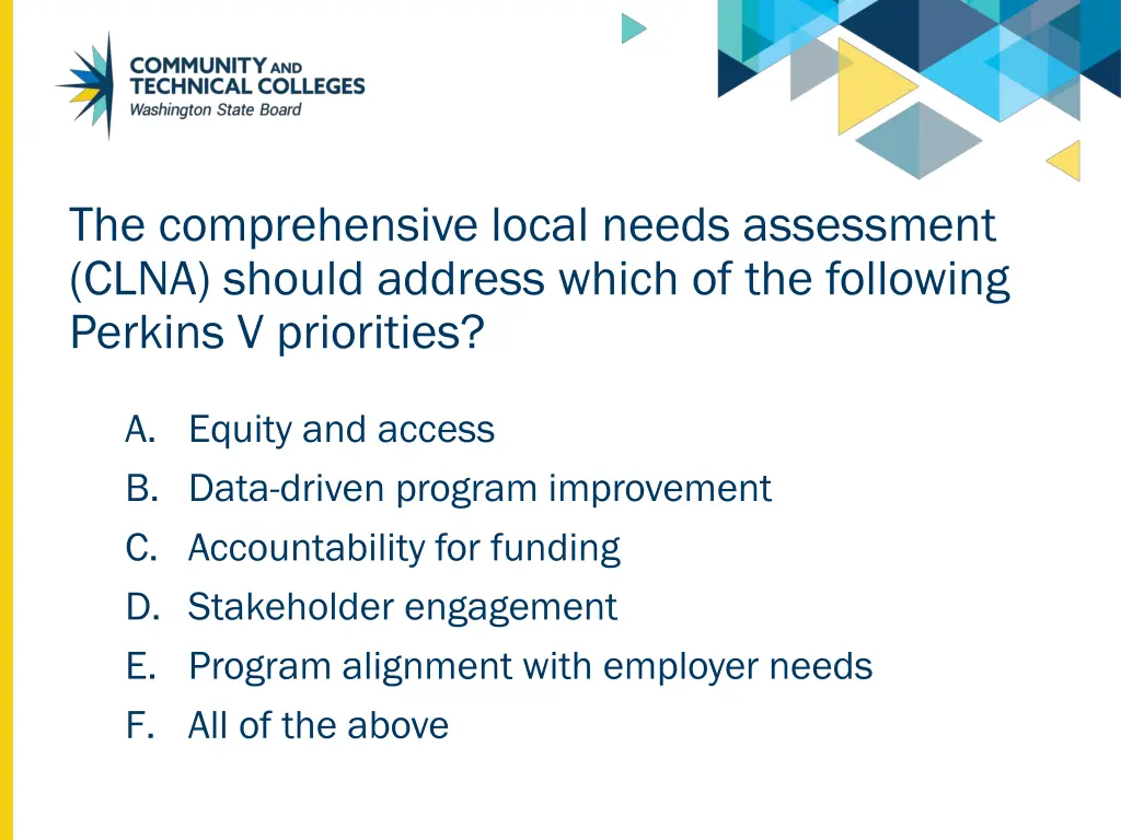 the comprehensive local needs assessment clna