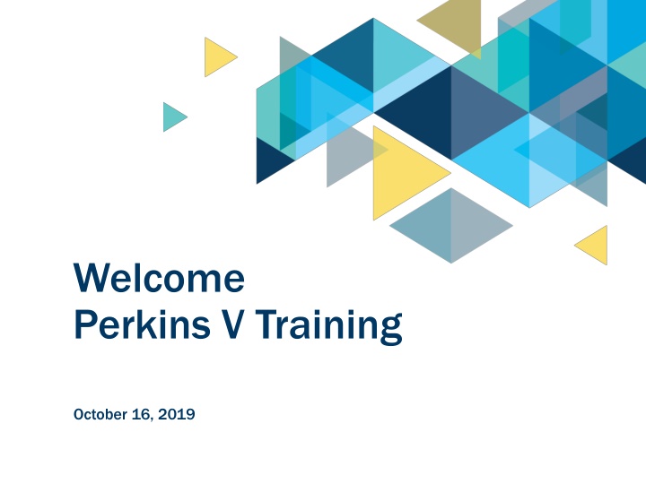 welcome perkins v training