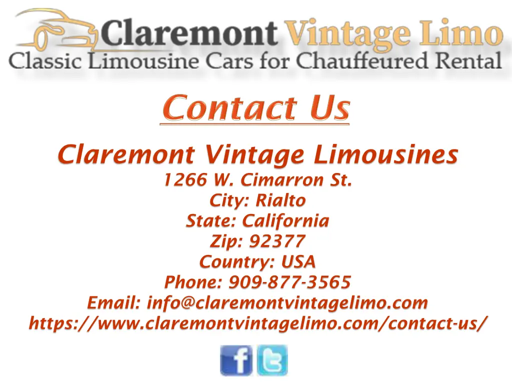 claremont vintage limousines 1266 w cimarron