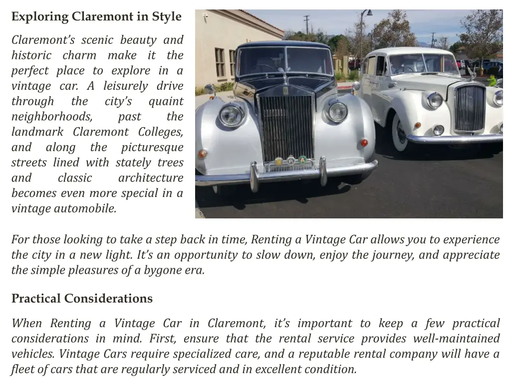 exploring claremont in style