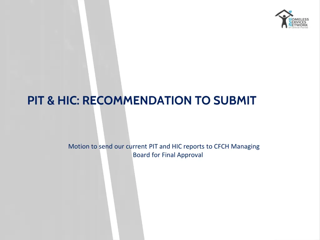 pit hic recommendation to submit