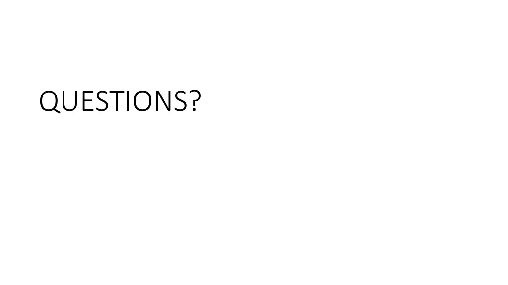 questions