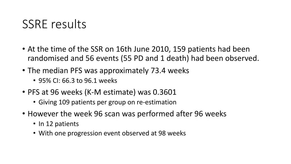ssre results 1