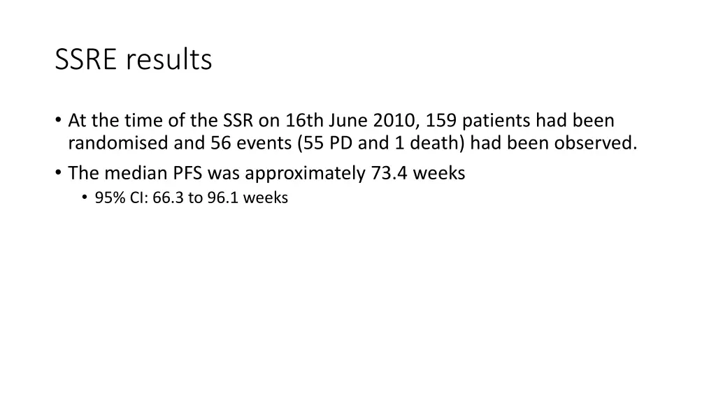 ssre results
