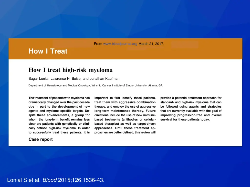 lonial s et al blood 2015 126 1536 43