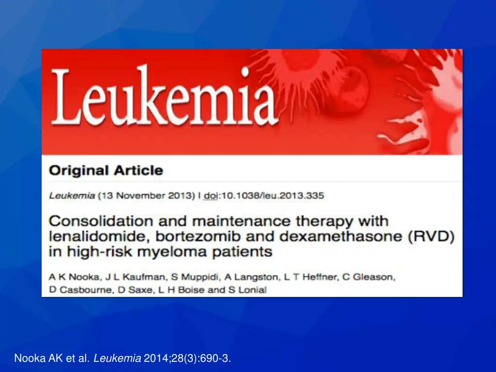 nooka ak et al leukemia 2014 28 3 690 3