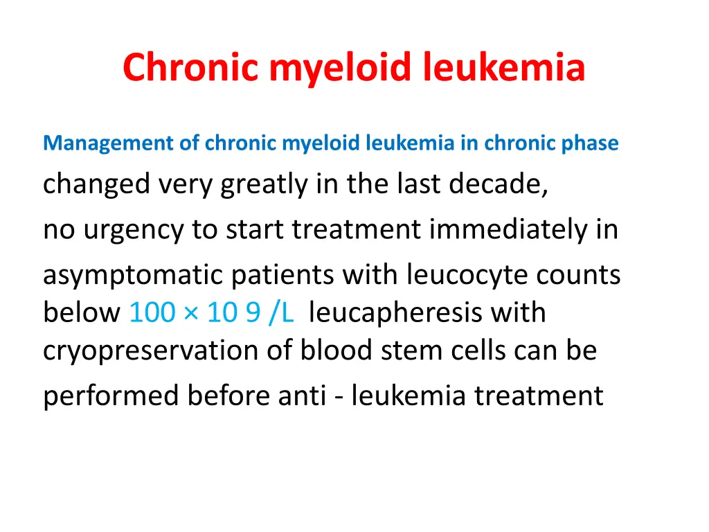 chronic myeloid leukemia 11