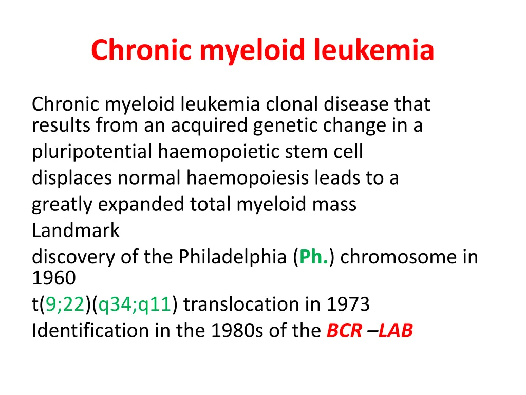 chronic myeloid leukemia 2