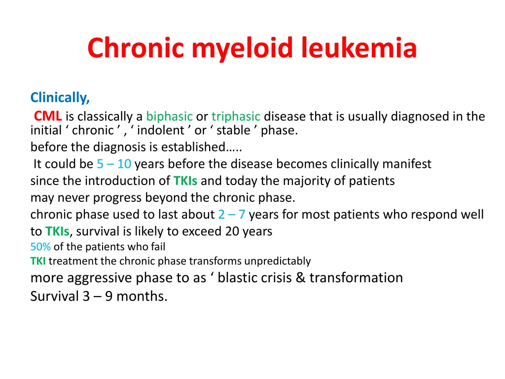 chronic myeloid leukemia 5