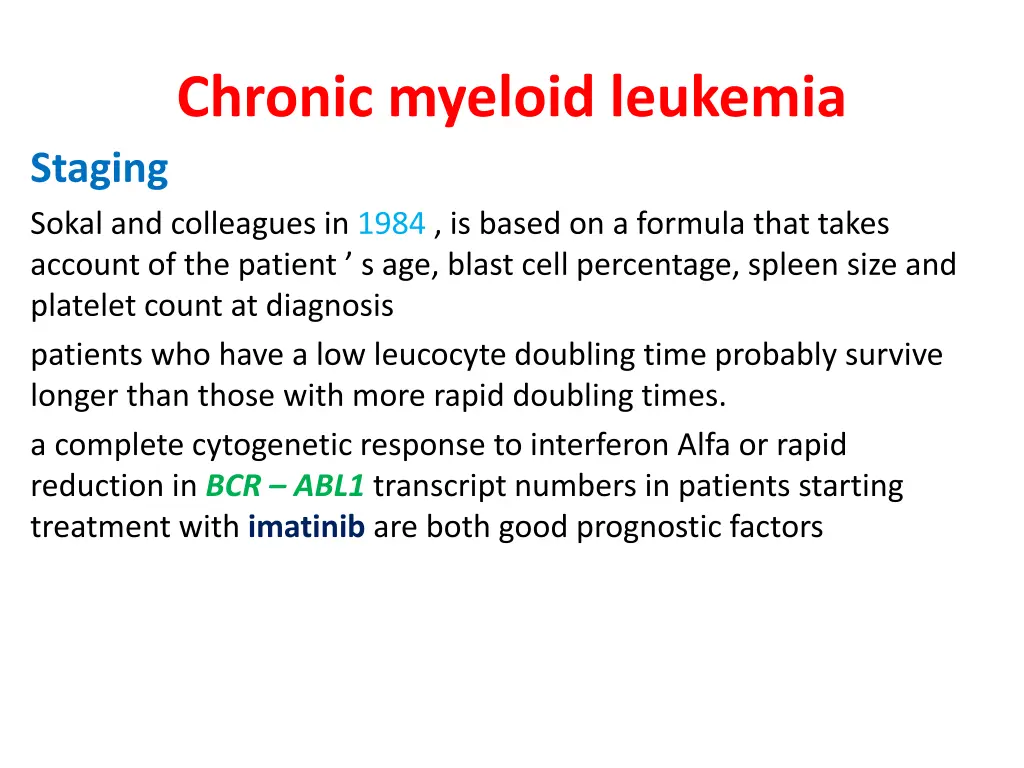 chronic myeloid leukemia 7