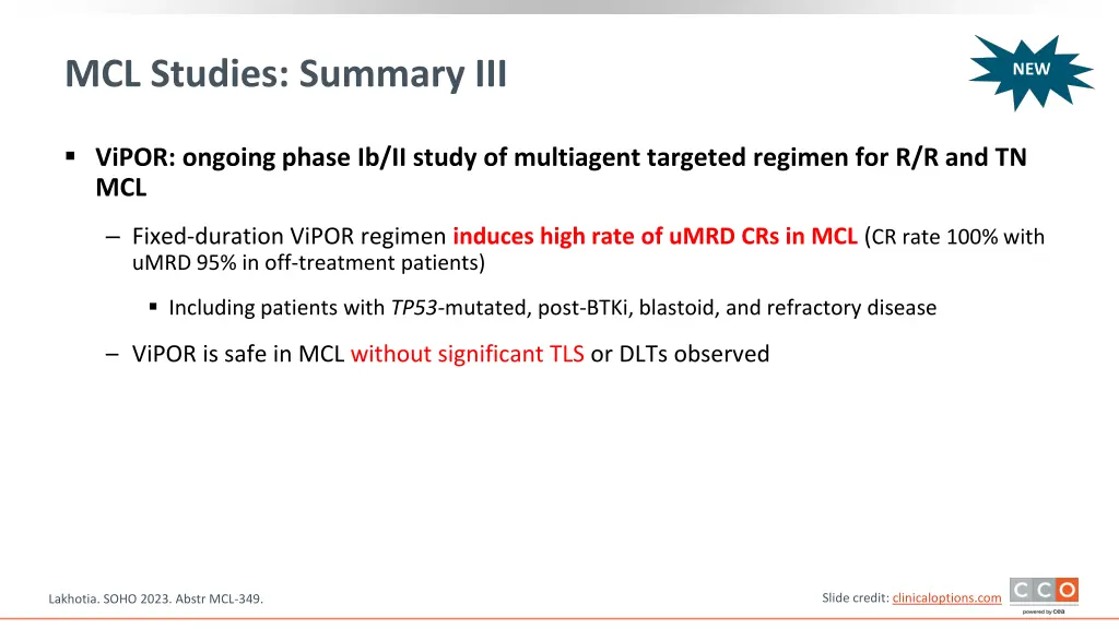 mcl studies summary iii