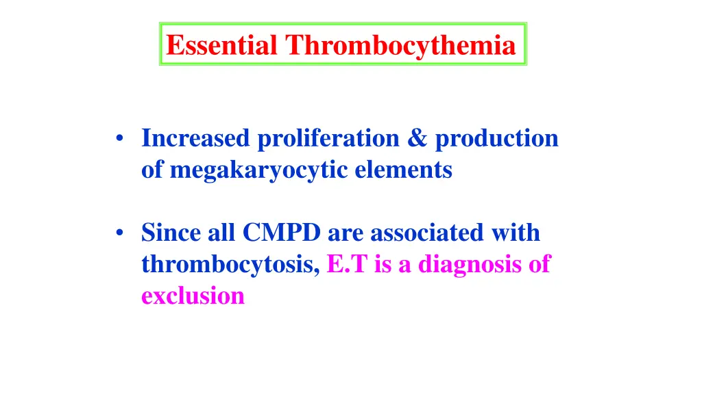 essential thrombocythemia 1