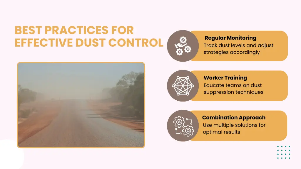 best practices for effective dust control