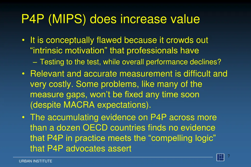 p4p mips does increase value