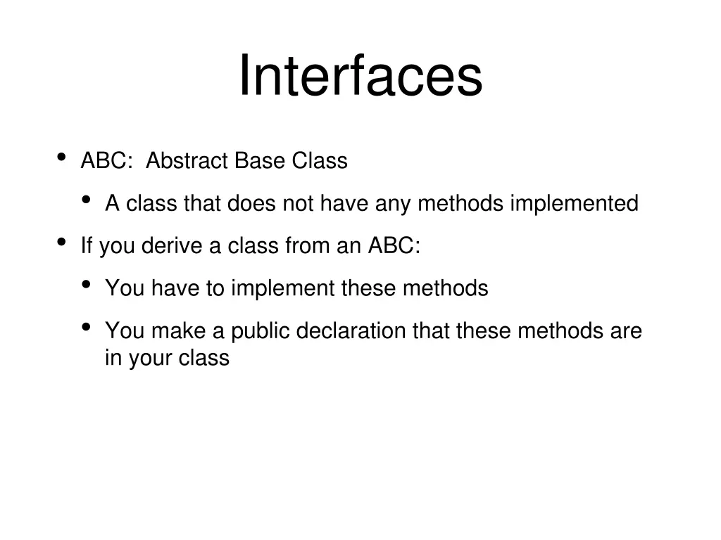 interfaces 3