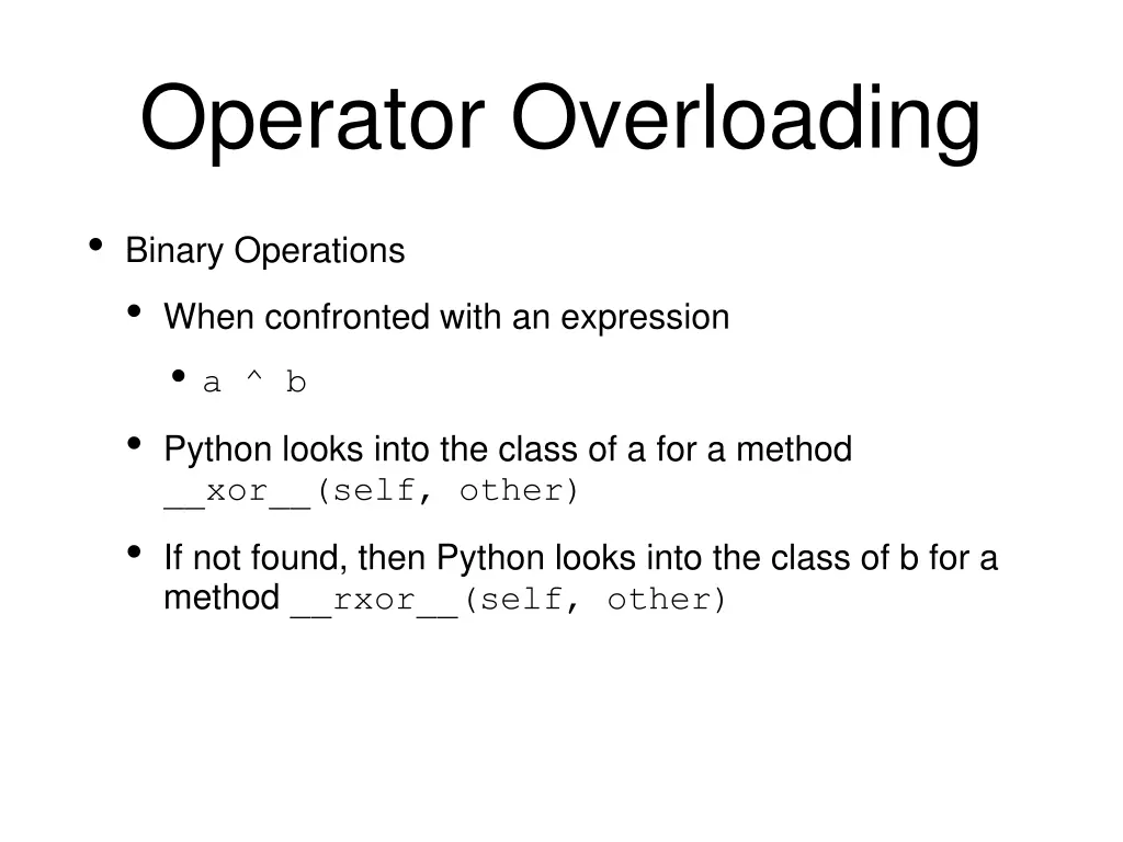 operator overloading 2