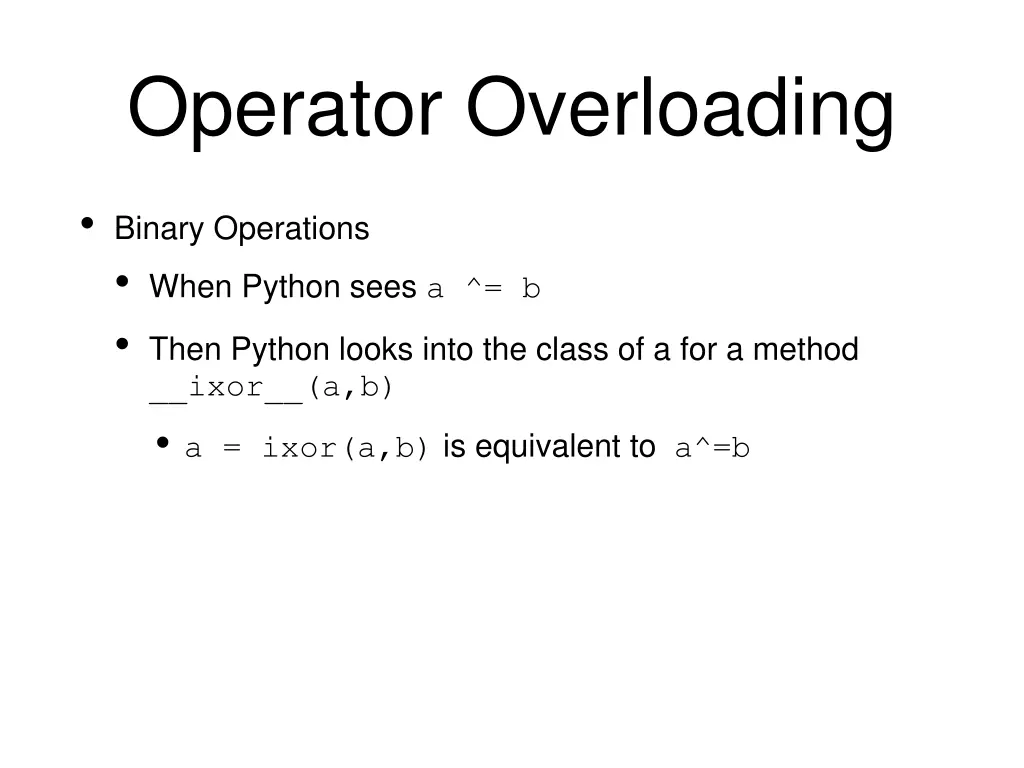 operator overloading 3