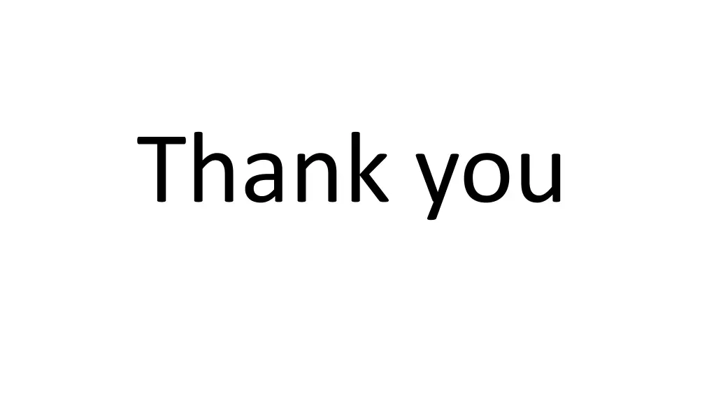 thank you
