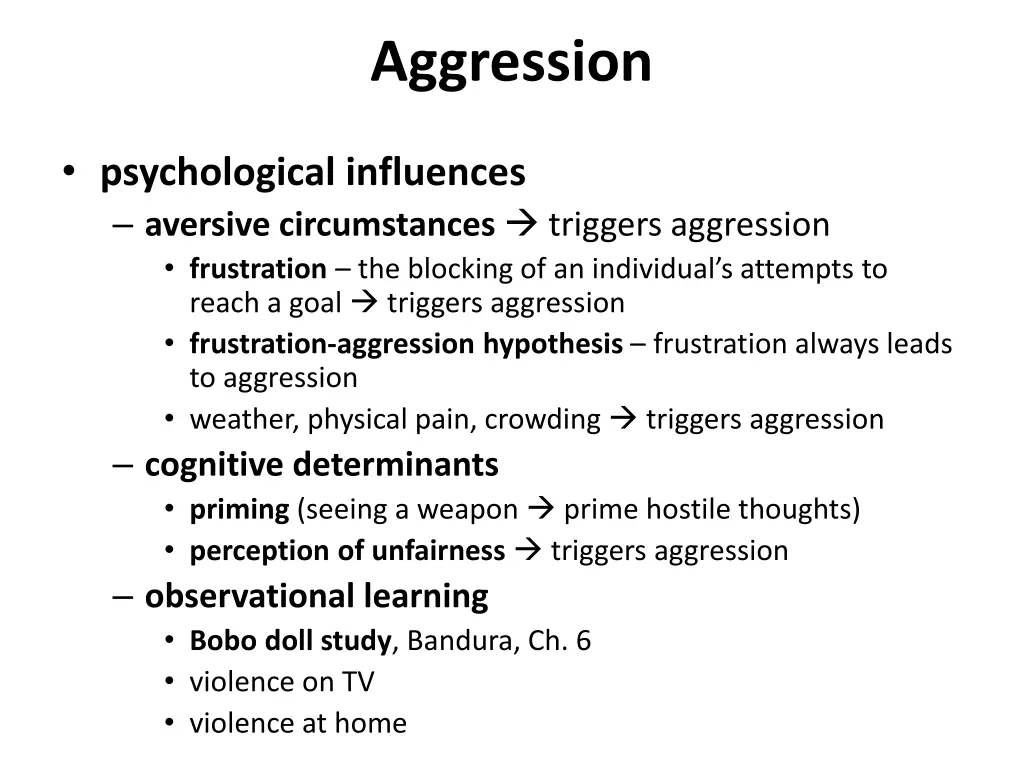 aggression 1