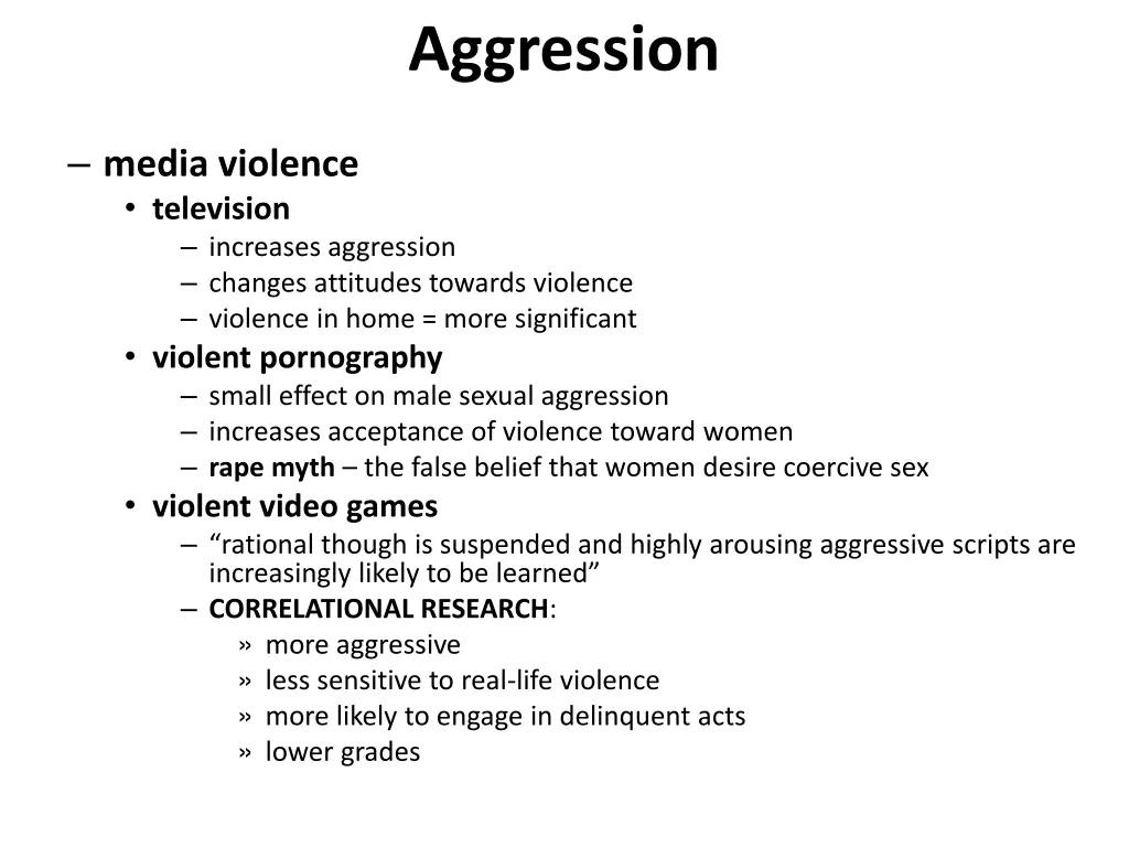 aggression 3