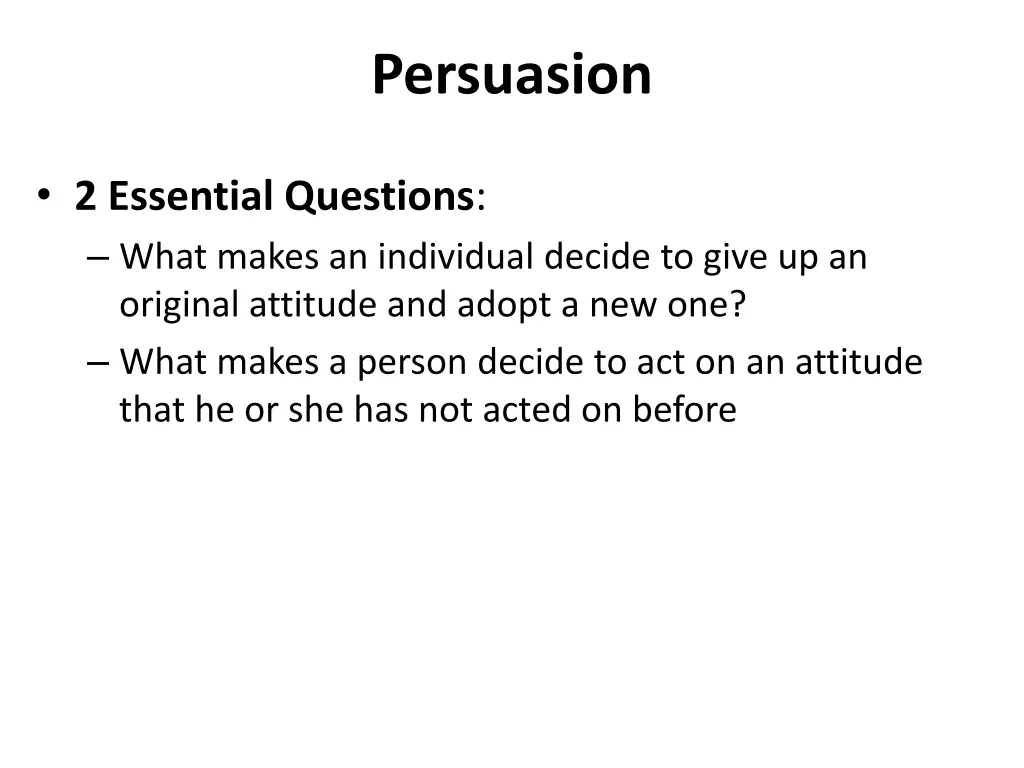 persuasion