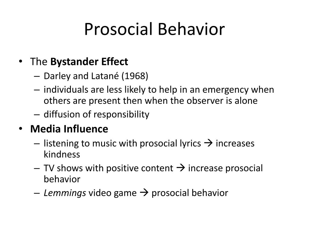 prosocial behavior 2