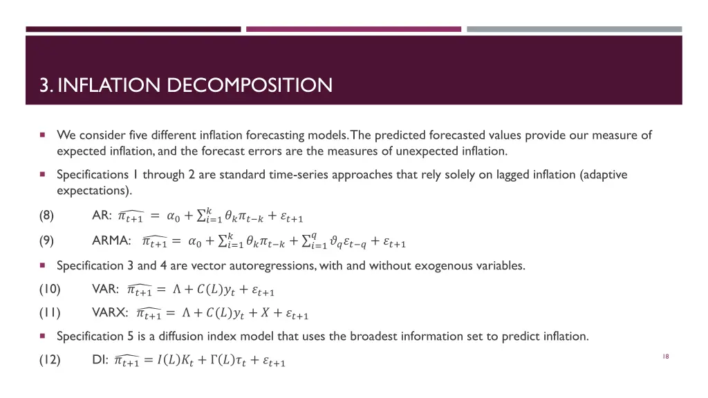 3 inflation decomposition