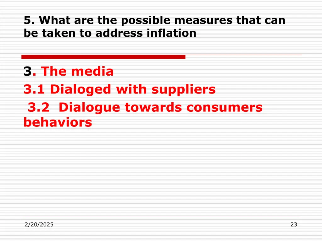 5 what are the possible measures that 3