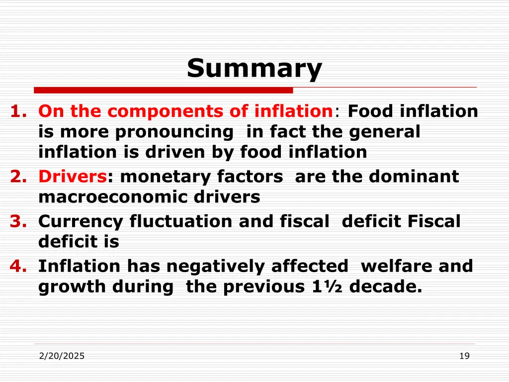 summary