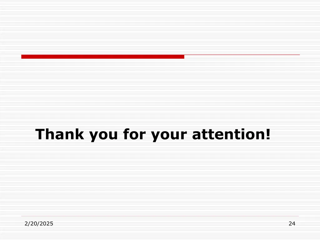 thank you for your attention