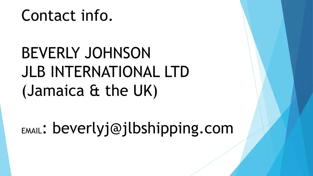 contact info