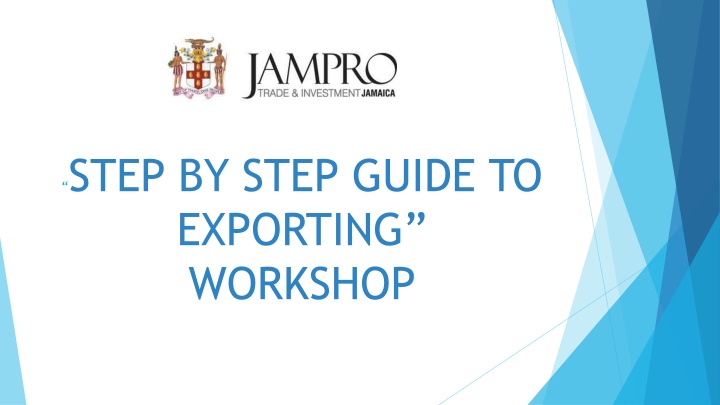 step by step guide to exporting workshop